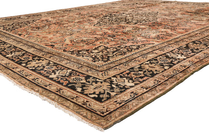 10 x 14 - Rust Antique Persian Mahal Rug - 79711