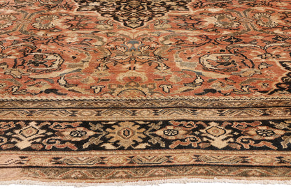 10 x 14 - Rust Antique Persian Mahal Rug - 79711