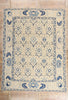 9 x 12 - Ivory Antique Turkish Oushak Rug - 79712