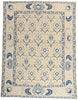 9 x 12 - Ivory Antique Turkish Oushak Rug - 79712