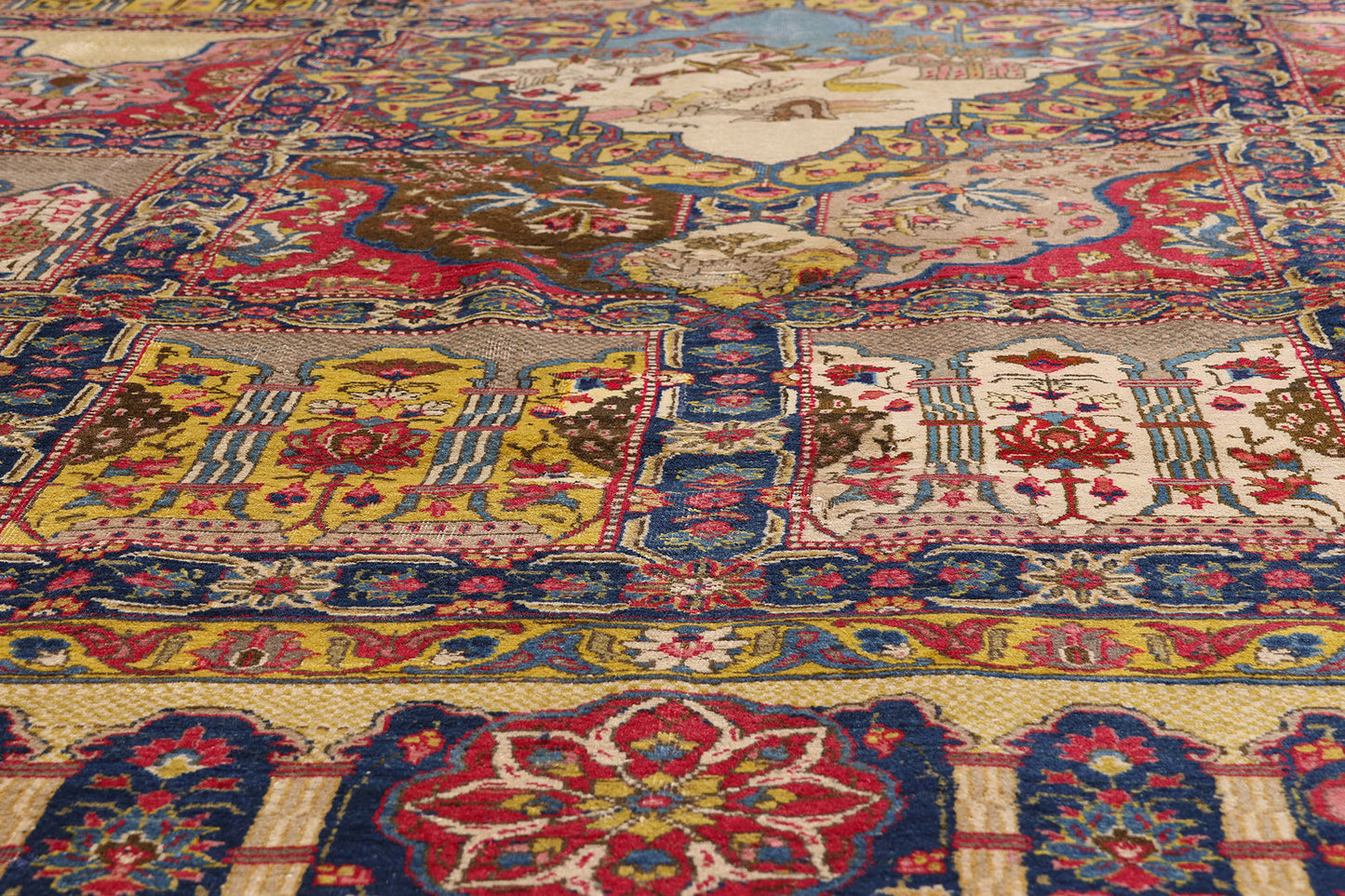 10 x 12 - Multicolor Antique Persian Tabriz Rug - 79714
