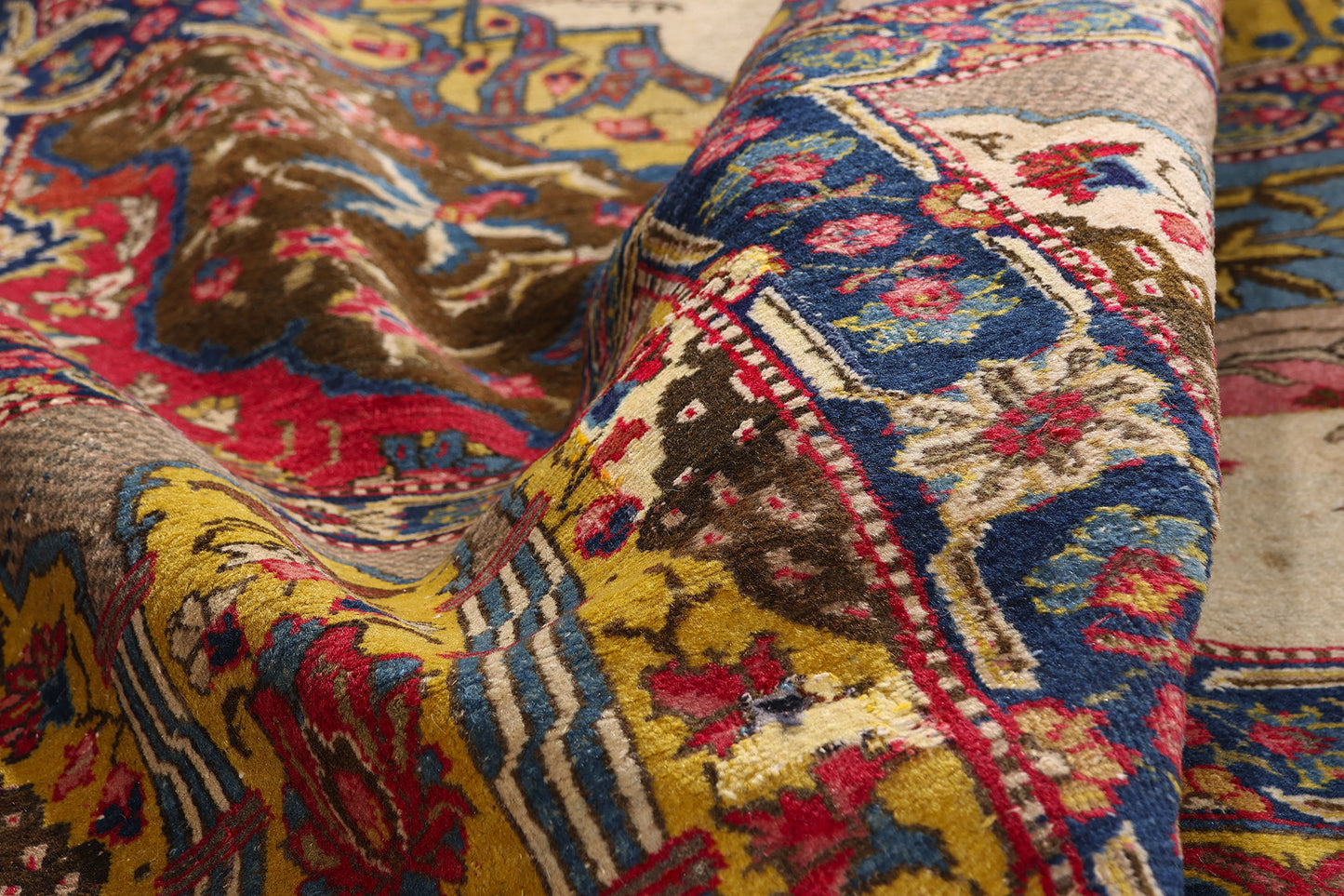 10 x 12 - Multicolor Antique Persian Tabriz Rug - 79714