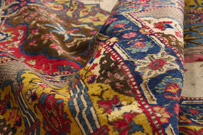 10 x 12 - Multicolor Antique Persian Tabriz Rug - 79714