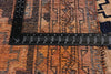 4 x 9 Navy Blue Antique Persian Shiraz Rug 79716