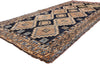 4 x 9 Navy Blue Antique Persian Shiraz Rug 79716