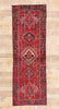 3 x 9 - Red Antique Persian Heriz Rug - 79717