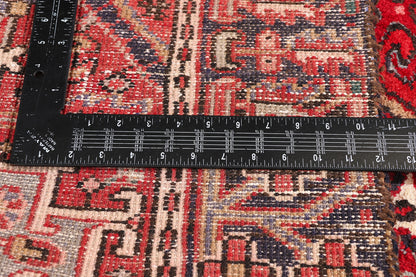 3 x 9 - Red Antique Persian Heriz Rug - 79717