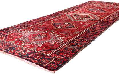 3 x 9 - Red Antique Persian Heriz Rug - 79717