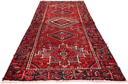 3 x 9 - Red Antique Persian Heriz Rug - 79717
