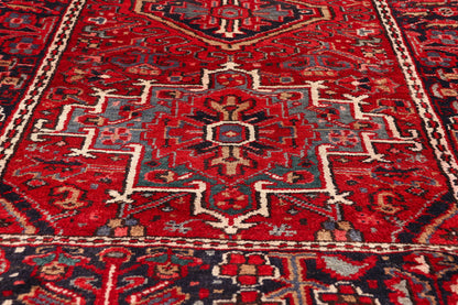 3 x 9 - Red Antique Persian Heriz Rug - 79717