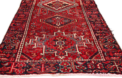 3 x 9 - Red Antique Persian Heriz Rug - 79717