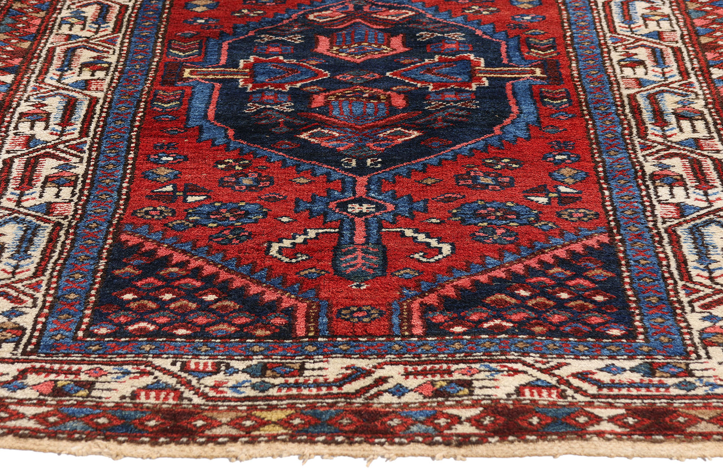 3 x 5 - Red Antique Persian Malayer Rug - 79718