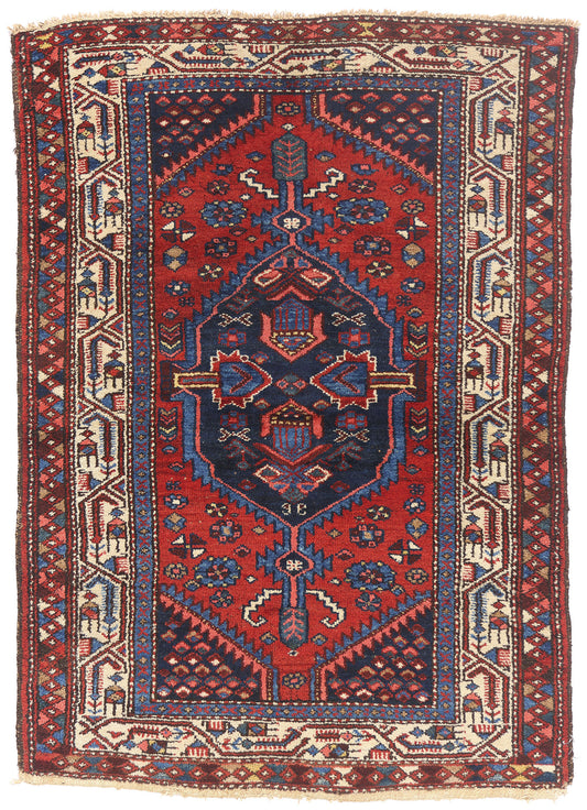 3 x 5 - Red Antique Persian Malayer Rug - 79718