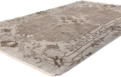 4 x 7 - Gray Vintage Turkish Sivas Rug - 79719