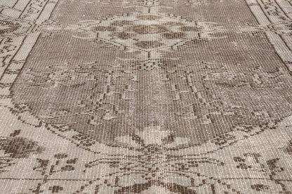 4 x 7 - Gray Vintage Turkish Sivas Rug - 79719