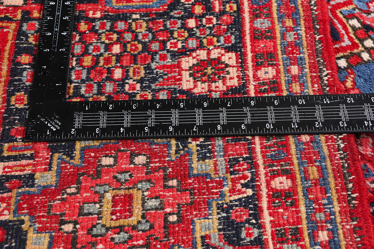 9 x 12 - Red Antique Persian Heriz Rug - 79722