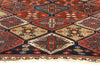 4 x 6 - Navy Blue Antique Persian Bakhtiari Rug - 79723