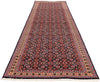 2 x 10 - Navy Blue Vintage Persian Tabriz Rug - 79725