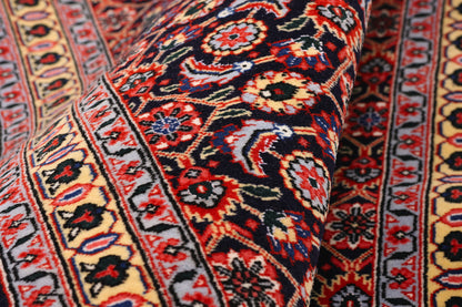 2 x 10 - Navy Blue Vintage Persian Tabriz Rug - 79725