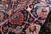 7 x 10 - Navy Blue Antique Persian Tabriz Rug - 79727