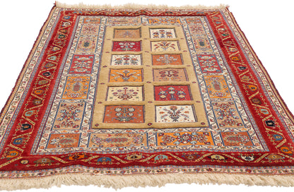 3 x 5 - Gold Vintage Persian Shiraz Rug - 79728