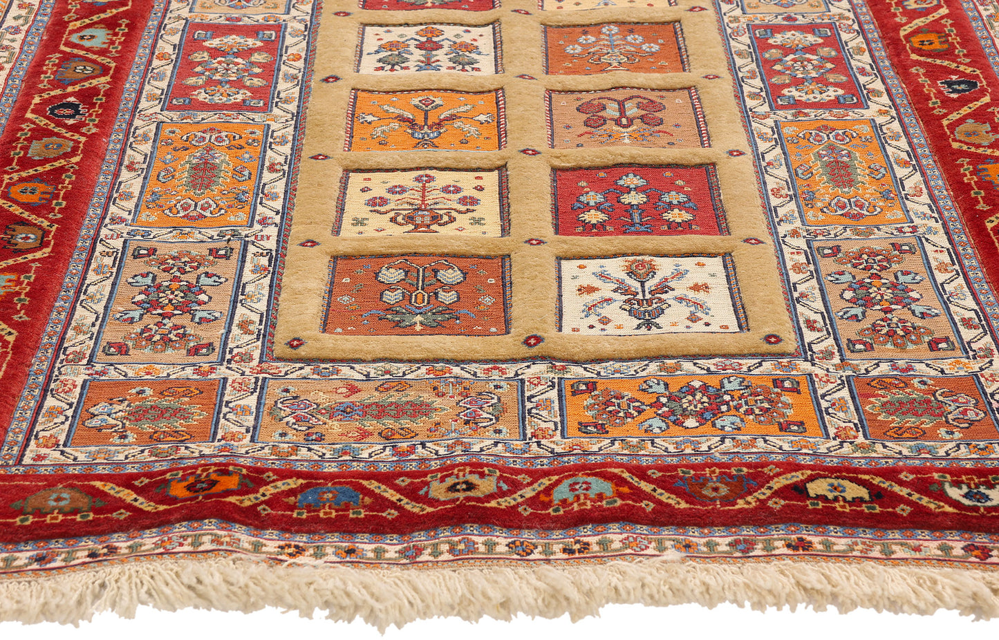 3 x 5 - Gold Vintage Persian Shiraz Rug - 79728