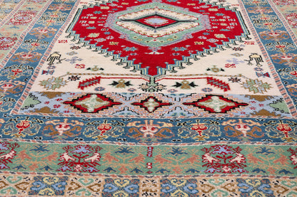 5 x 7 - Ivory Vintage Rabat Moroccan Rug - 79729