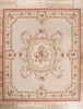 11 x 14 - Beige Vintage Indian Hooked Rug - 79732