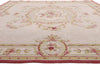 11 x 14 - Beige Vintage Indian Hooked Rug - 79732
