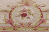 11 x 14 - Beige Vintage Indian Hooked Rug - 79732