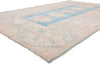 6 x 10 - Blue Vintage Turkish Oushak Rug - 79735