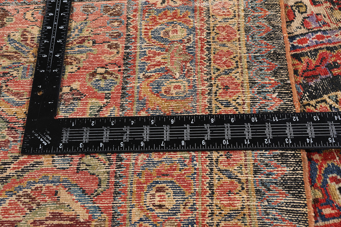 9 x 11 - Red Antique Persian Lilihan Rug - 79737