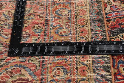 9 x 11 - Red Antique Persian Lilihan Rug - 79737