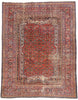 9 x 11 - Red Antique Persian Lilihan Rug - 79737