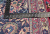 13 x 15 - Burgundy Vintage Indian Agra Rug - 79738