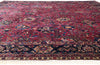 13 x 15 - Burgundy Vintage Indian Agra Rug - 79738