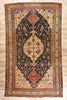 11 x 19 - Navy Blue Antique Persian Shiraz Rug - 79739