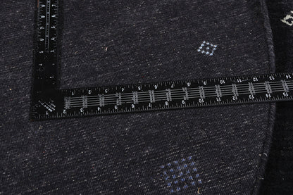 5 x 5 - Black Vintage Contemporary Rug - 79742