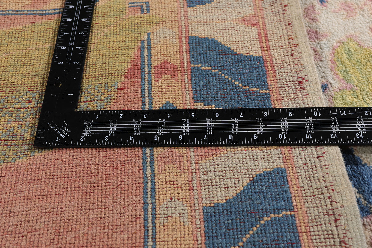 9 x 13 - Multicolor Vintage Turkish Oushak Rug - 79744