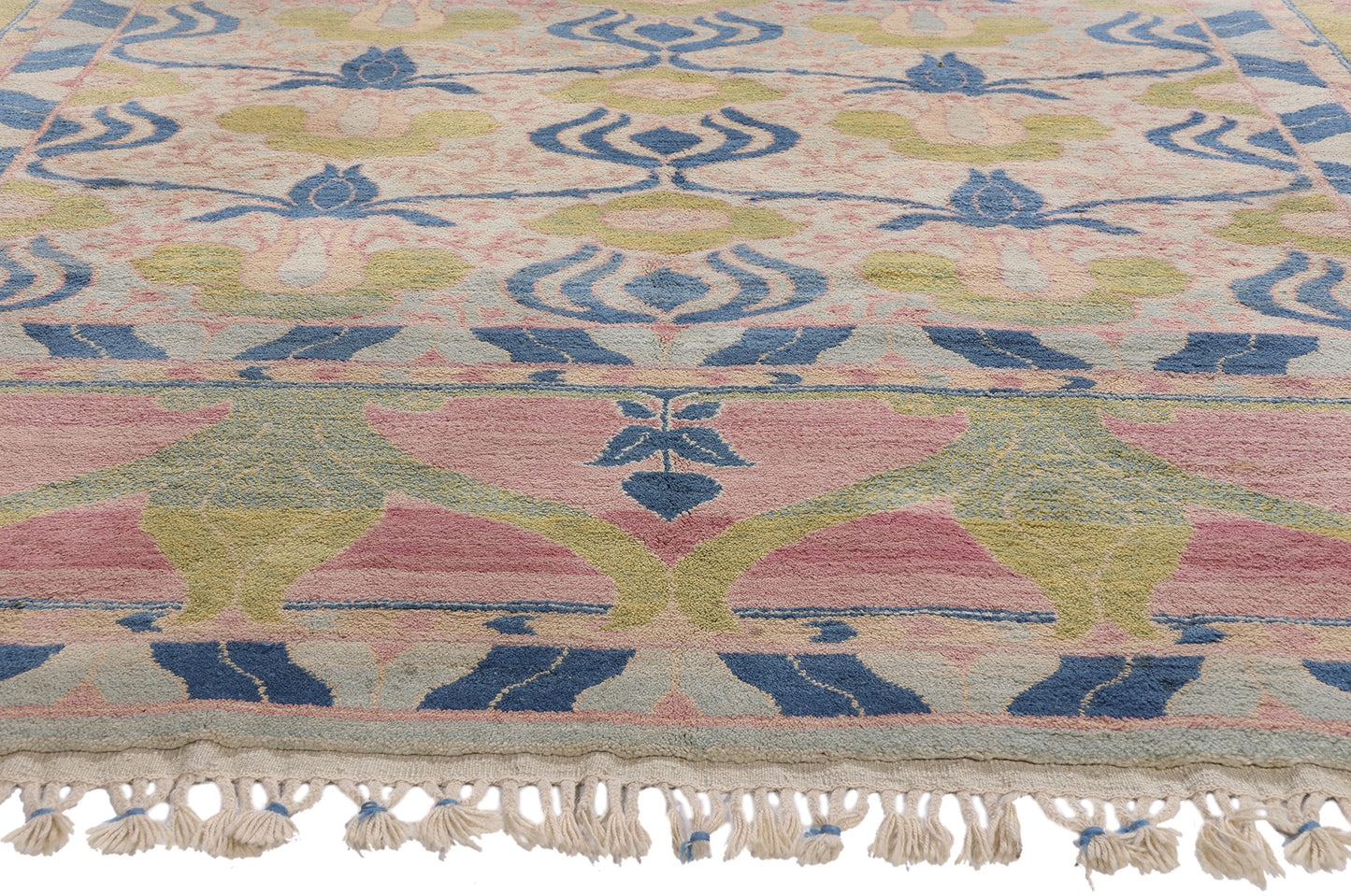 9 x 13 - Multicolor Vintage Turkish Oushak Rug - 79744