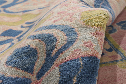 9 x 13 - Multicolor Vintage Turkish Oushak Rug - 79744