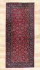 5 x 11 - Burgundy Antique Persian Mashhad Rug - 79745