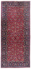 5 x 11 - Burgundy Antique Persian Mashhad Rug - 79745