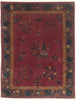 9 x 12 - Burgundy Antique Chinese Art Deco Rug - 79746