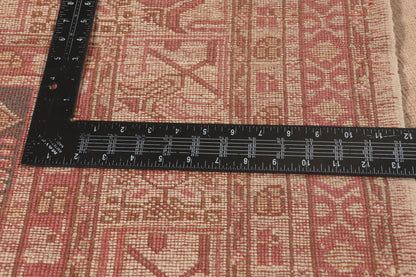 7 x 9 - Tan Vintage Turkish Oushak Rug - 79748