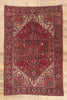 8 x 11 - Red Vintage Persian Heriz Rug - 79749