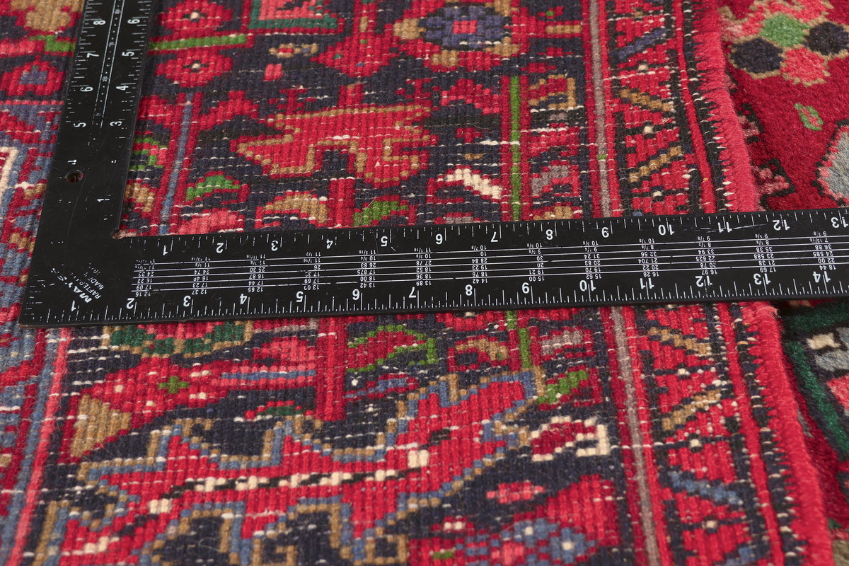 8 x 11 - Red Vintage Persian Heriz Rug - 79749