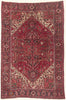 8 x 11 - Red Vintage Persian Heriz Rug - 79749