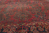9 x 12 - Red Antique Persian Sarouk Rug - 79750