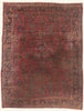 9 x 12 - Red Antique Persian Sarouk Rug - 79750
